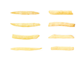 Single potato french fry chip