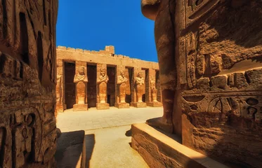 Deurstickers Karnak Temple, Hall of caryatids. Luxor, Egypt © KAL'VAN
