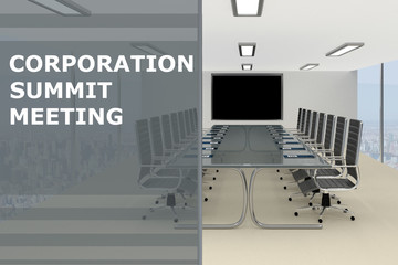 Corporation Summit Meeting concept