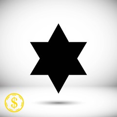 Obraz premium star icon stock vector illustration flat design