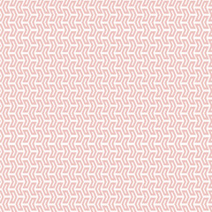 Geometric pattern with pink arrows. Geometric modern ornament. Seamless abstract background