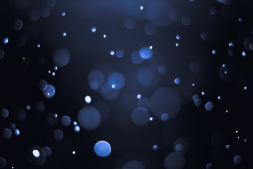 Bokeh background dark blue