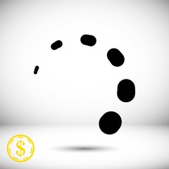 loading icon stock vector illustration flat design