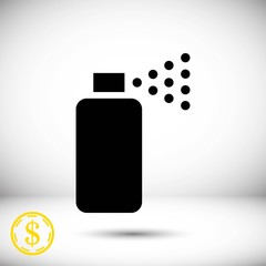 spray icon stock vector illustration flat design