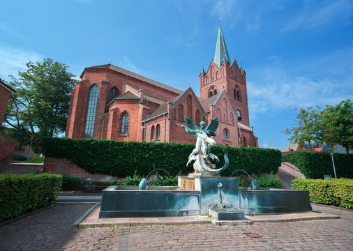 Slagelse in Demark, Scandinavia