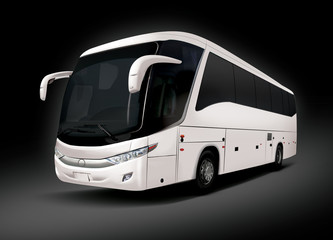 modern bus design for travel and tour with isolated background