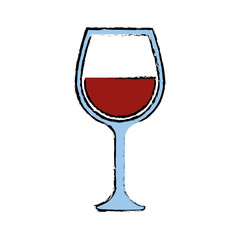 Wine cup isolated icon vector illustration graphic design