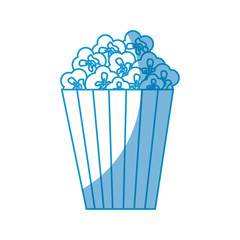 Pop corn snack icon vector illustration graphic design