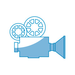 Vintage camcorder equipment icon vector illustration graphic design