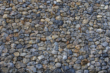 stack of rock wall texture use as background
