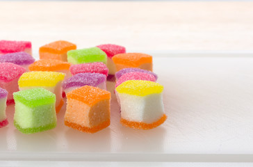 Jelly cubes for the children's party