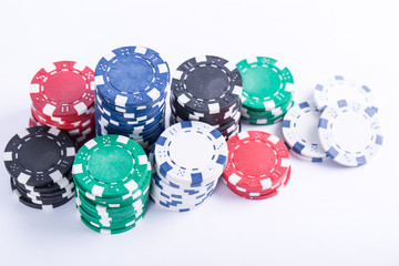 Poker chips for casino game