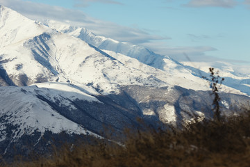 Fototapeta na wymiar Mountain landscape. The Republic of Ingushetia.