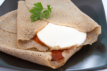 galette au chèvre