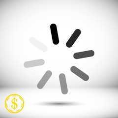 loading icon stock vector illustration flat design