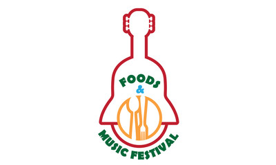 Food and music logo