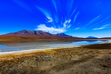 Fototapeta na wymiar Lagoon Bolivia