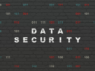 Security concept: Data Security on wall background