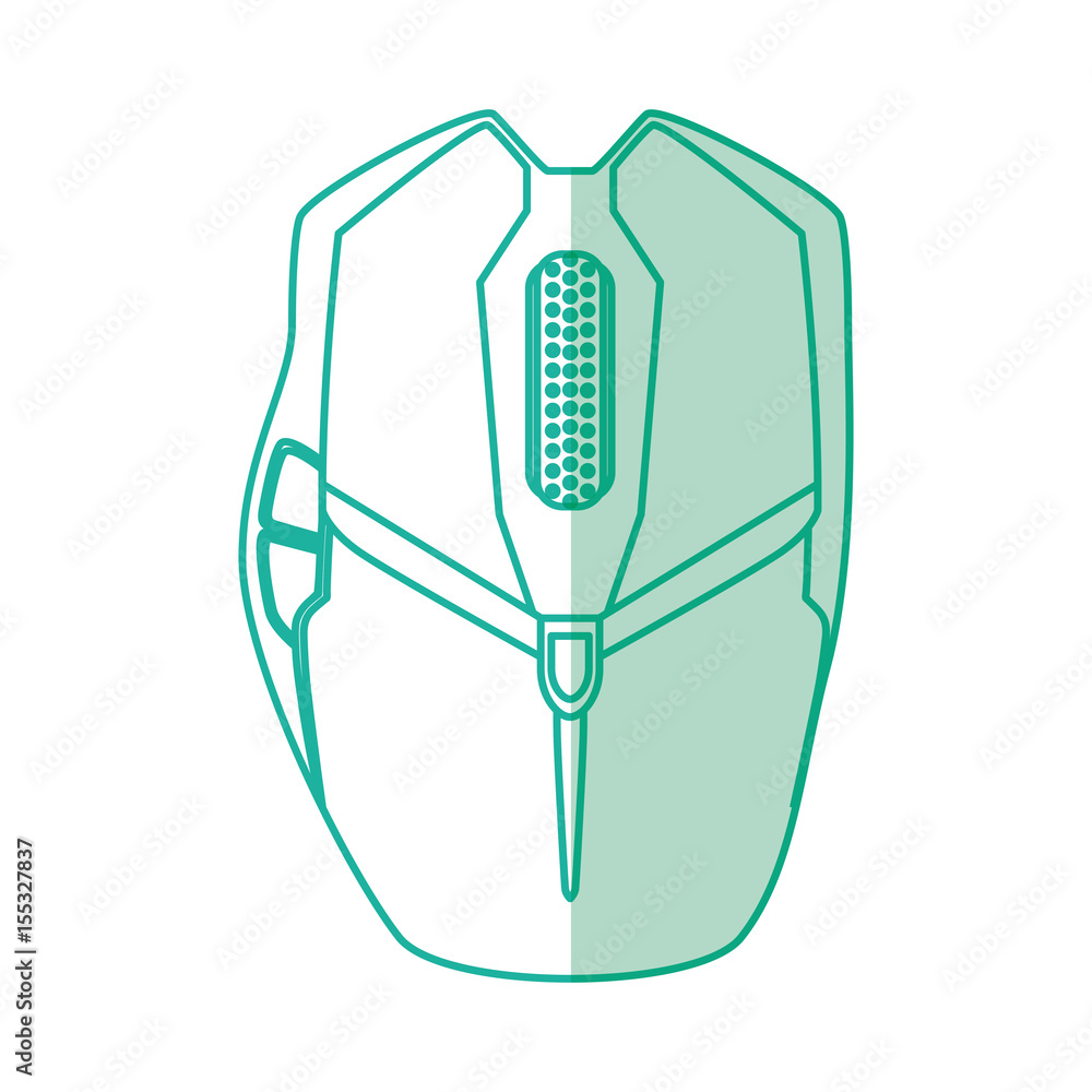 Poster mouse computer device icon vector illustration graphic design