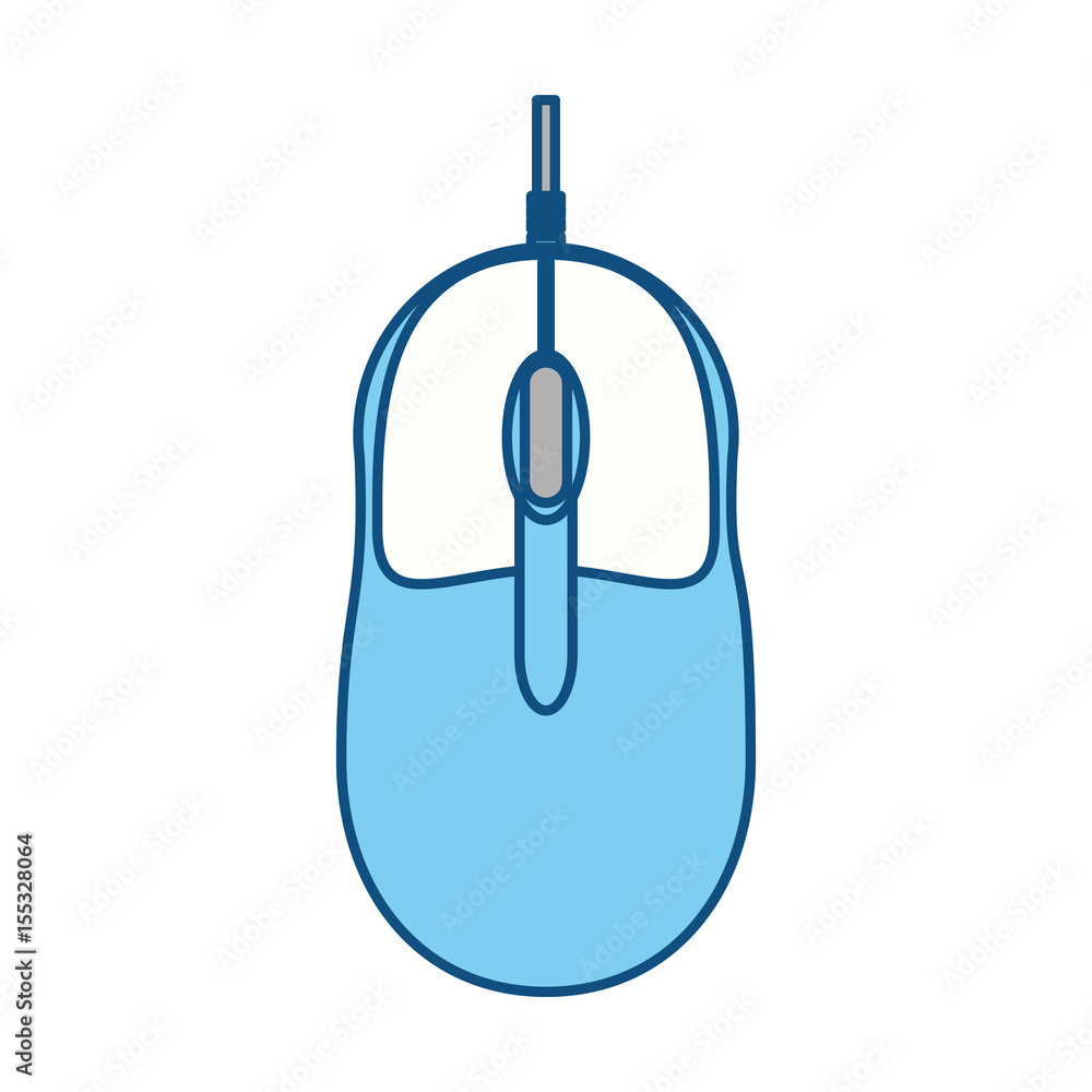 Poster mouse computer device icon vector illustration graphic design