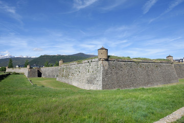 Fototapeta na wymiar Citadel of Jaca in Huesca province, Aragon, Spain