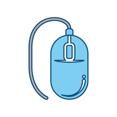 Mouse computer device icon vector illustration graphic design