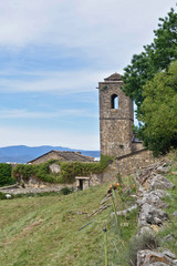 Fototapeta na wymiar Real Monasterio de San Victorian Los Molinos,Huesca, Aragon, Spain