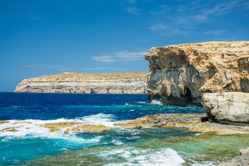 Azure window missing, Gozo, Malta
