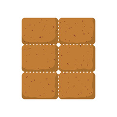 Cookie snack dessert icon vector illustration graphic design