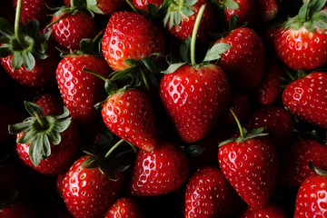 Fresh ripe perfect strawberry 