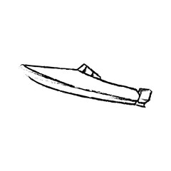 boat transport adventure expensive sport vector illustration