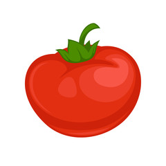 Bright red tomato