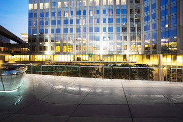 modern office buildings in modern city