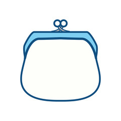 Purse coins pocket icon vector illustration graphic design
