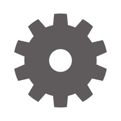 Gear machinery piece icon vector illustration graphic design