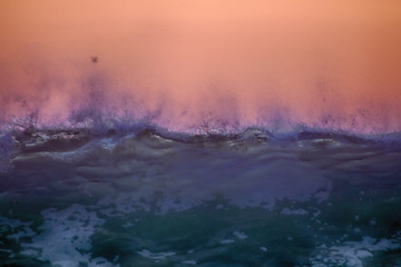 Huge waves of swell in Western Pacific