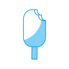 ice cream bar icon over white background. vector illustration