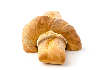 Italienisches Ringbrot und Ciabatta