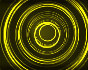Neon circles abstract background