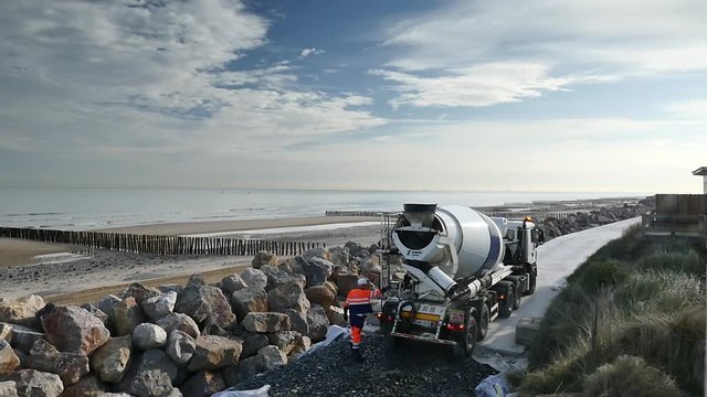rincer le camion apr&egrave;s avoir couler le b&eacute;ton
