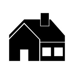 house icon over white background. vector illustration