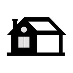 house icon over white background. vector illustration