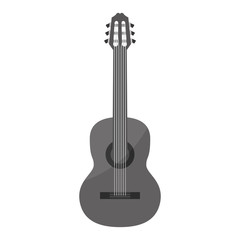 guitar acoustic musical instrument vector illustration graphic design