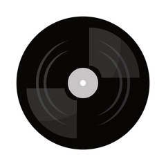 vinyl record turntable icon vector illustration graphic design