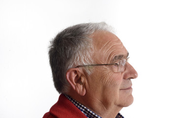 portrait of a senior man