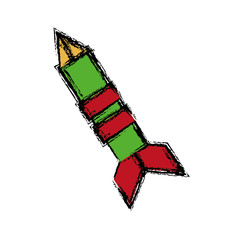 bomb icon over white background. vector illustration