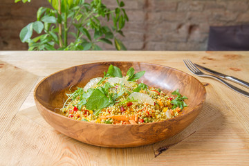 Ensalada de quinoa y verdura