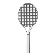 tennis racket isolated icon vector illustration design