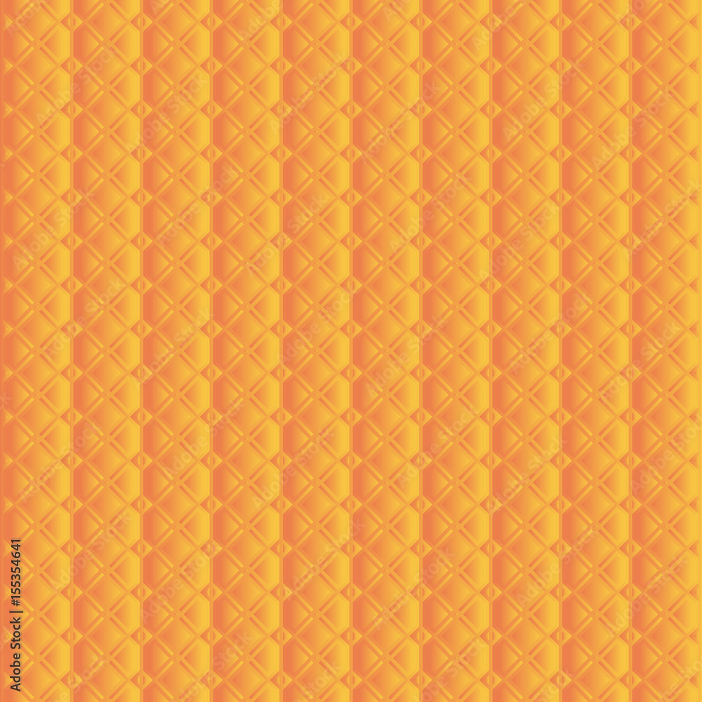 Poster abstract geometric pattern with lines. a seamless vector background. graphic modern pattern in orang