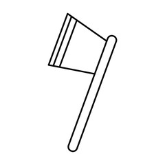 ax weapon icon over white background. vector illustration